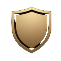 Gold-Schild VIP Level 3 Badge bei Golisimo Casino