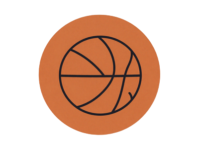 Basketball-Symbol in oranger Kreis bei Golisimo Casino