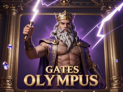Gates of Olympus Slot mit Zeus und Blitz im griechischen Tempel bei Golisimo Casino