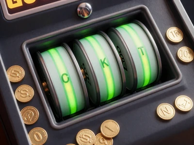 Gl&uuml;hende Slot-Maschinen Walzen in Gr&uuml;n auf dunklem Hintergrund bei Golisimo Casino